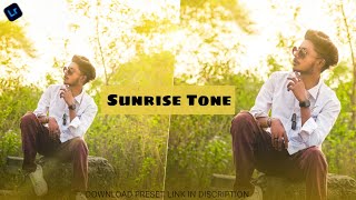 Sunrise Tone Lightroom Mobile Photo Editing Sahil Creation