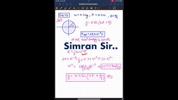 A particle of mass 0.2 kg is executing SHM of amplitude 0.2 m. When it passes through the