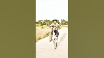 how to wheelie in cycle tutorial 17 Seconds 100 subscribe for more 100 #viral #cyclestunt #support