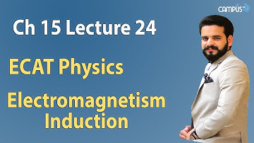 ECAT Physics - Ch.15 Part 2 Electromagnetism Induction Lecture Series - ECAT Physics