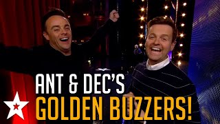 ALL ANT \& DEC'S GOLDEN BUZZER Auditions from Britain's Got Talent!