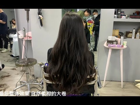 卷发教程 韩式网红大波浪卷 长发打理教程