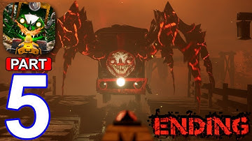 Scary Spider Train Survival 1 - Gameplay Walkthrough, Einde Uitleg (iOS, Android)