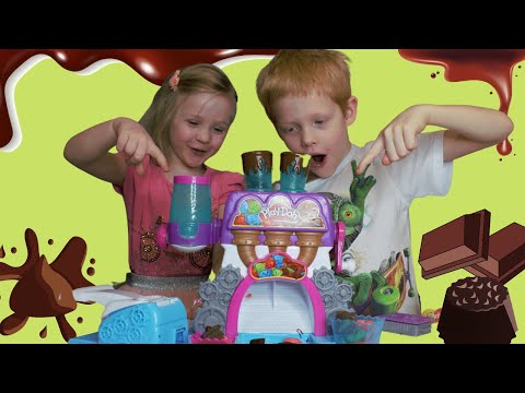 Конфетная фабрика. Как Амелька, Даня и мама готовили вкусные конфеты для собачки.