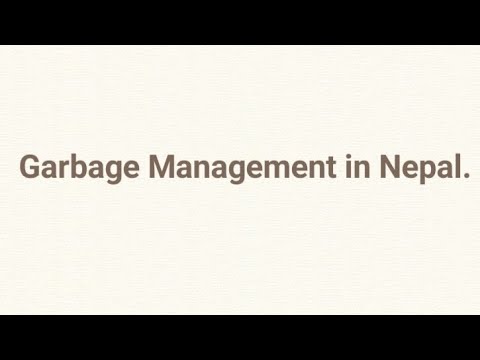 garbage management in nepal essay in 300 words