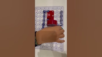 Snap circuit alarm system with a paper clip