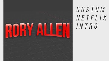 Blender | Custom Netflix Intro Tutorial