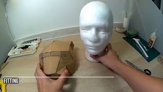 DIY Big Cat Cardboard Mask with Template