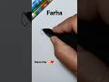 Create Stunning Farha Signature Style Sign ✍️ | Easy Cursive Signature Tutorial