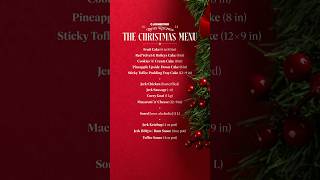 Out Christmas Menu is sure to get you into the Christmas spirit ✨💫🎄