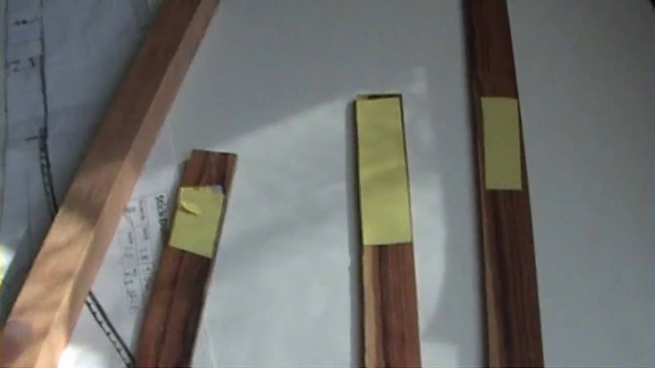 Stick Dulcimer Making part 5 preparing the stick material YouTube