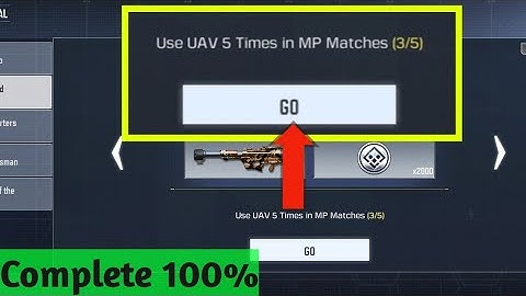 Use UAV 5 times in mp matches