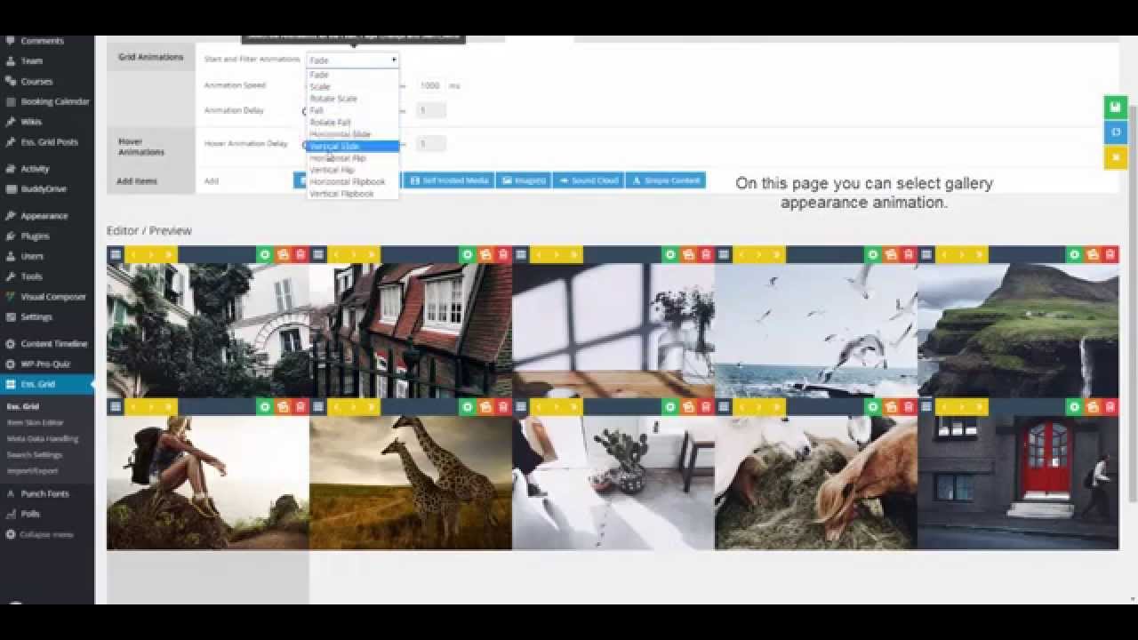 Alliance - creating new essential grid gallery - YouTube