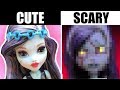 IF MONSTER HIGH DOLLS WERE ACTUALLY MONSTERS // Toy Repainting