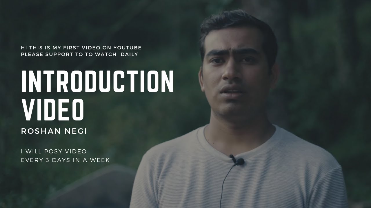 Channel Introduction - Mountain Men (Roshan Negi)