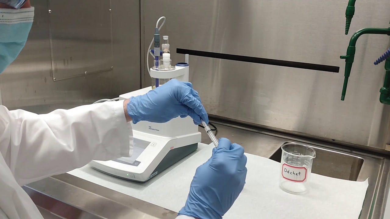 Expérience - Titrateur Karl Fischer coulométrique