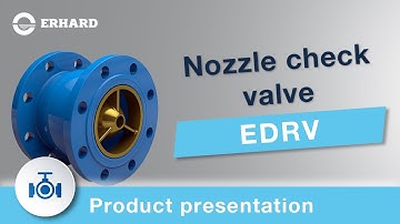 Product presentation non-slam nozzle check valve EDRV