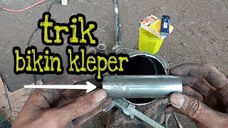 Bikin kleper dg knlpot gl seris di mesin up 200