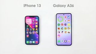 iPhone 13 vs Samsung Galaxy A36 5G - Speed Test!