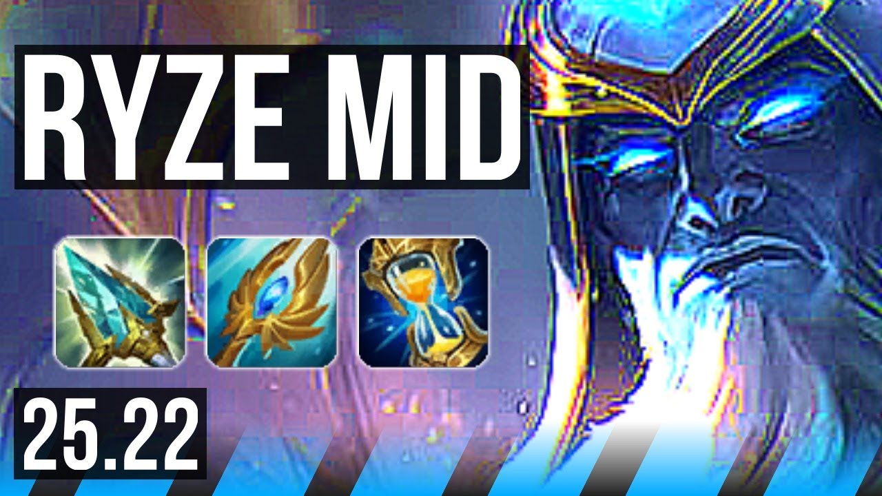 RYZE vs SYLAS (MID) | Legendary | KR Master | 25.22