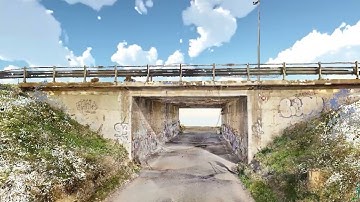 3D Survey of an underpass bridge, using laser scanner Faro Focus S70 !!!