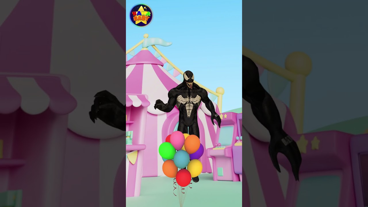B for Balloon | Venom ABC Learning Video for Kids | Fun Alphabet Learning