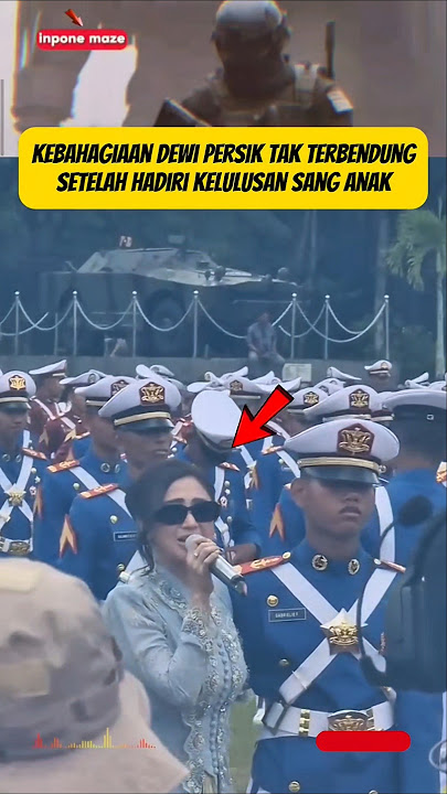 Dewi Persik is very happy that her son graduated from the Indonesian Military Academy‼️#dewipersi...