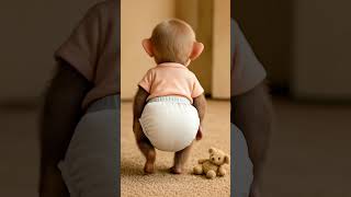 Celebrity Baby Monkey Farttts for the First Time! 💨 His Reaction is Everything 😂 #shorts Net Worth