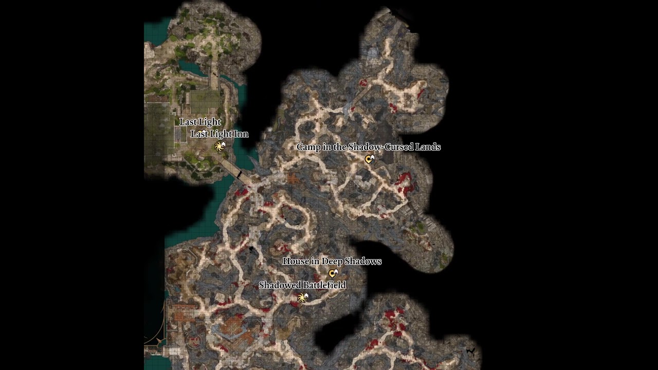 Baldur's Gate 3 ACT 2 Full map