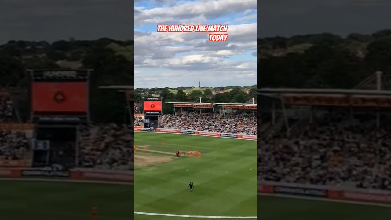 The hundred live match today/The hundred today match full highlights 