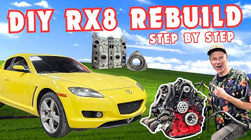 Rebuilding An RX8 Engine IN ONE VIDEO - SAVE MONEY DO IT YOURSELF!
