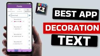 Best Free Decoration Text App for Android screenshot 1