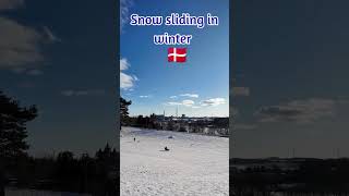 #snow #europe #denmark #sliding #skiing #skating #play #fun #game #snowfall #tamil #viral #vlogger