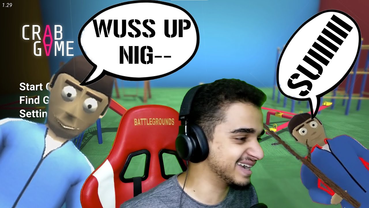 CRAB GAME IN ARABIC SERVER IS HILARIOUS Crab Game Lets play YouTube