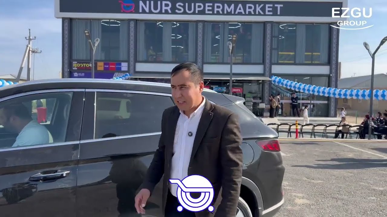 Nur market. Ish foalyatini boshladi. EZGU STUDIO 