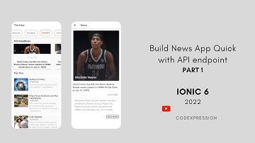 IONIC 6 |. News App |  API request |PartOne