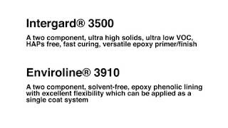 Intergard 3500 and Enviroline 3910 from AkzoNobel