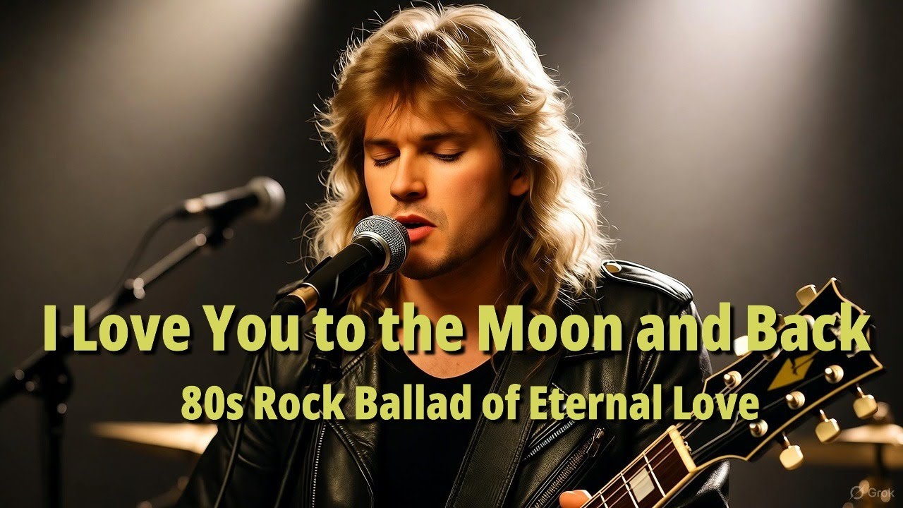 I Love You to the Moon and Back | 80s Rock Ballad of Eternal Love - YouTube