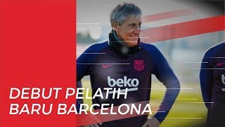 Debut pelatih baru barcelona raih hasil memuaskan