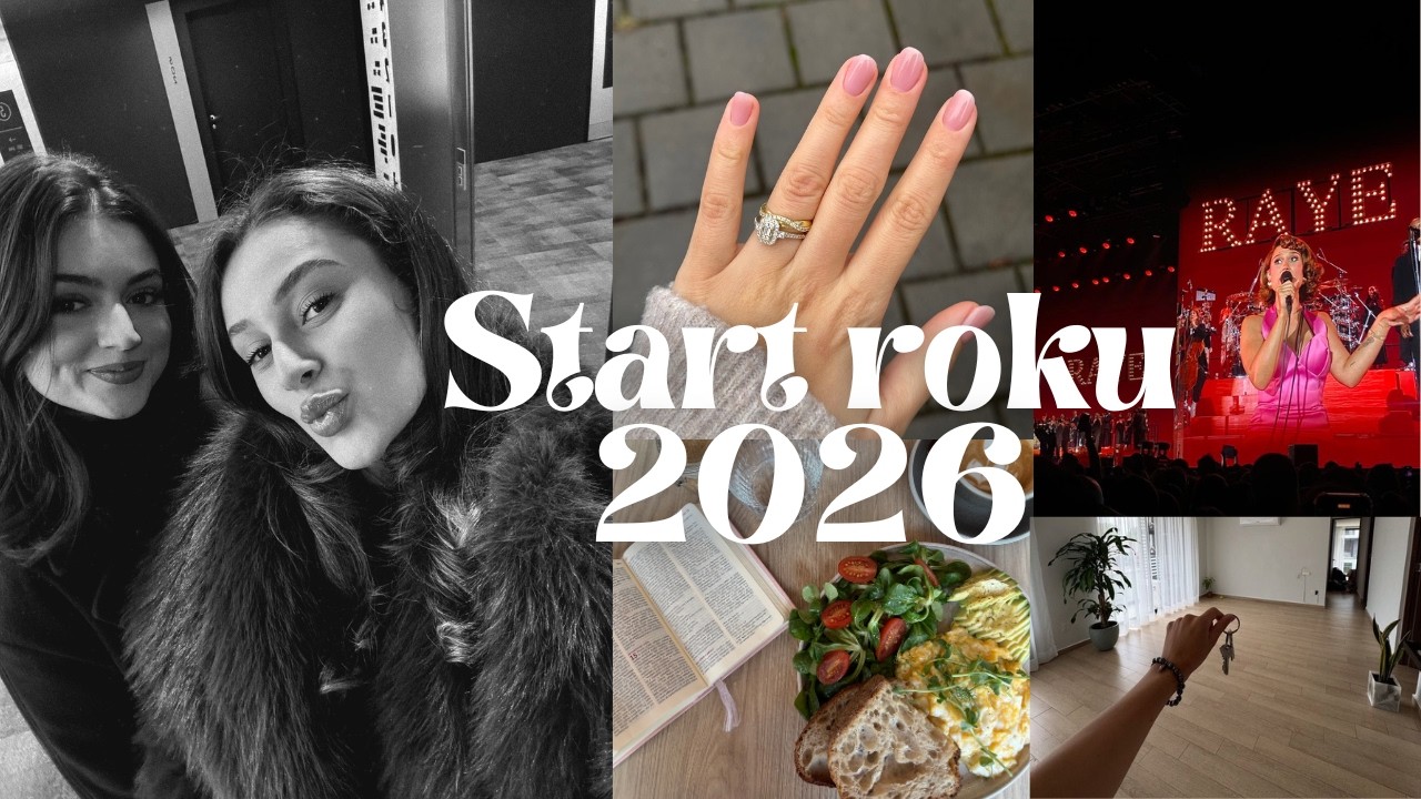 Rok 2026 I vše od začátku, nové cíle, meal prep, hair routine, koncert RAYE ❤️