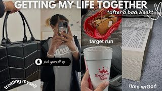getting my life together after a bad week| meal prep, Bible study, target run & more