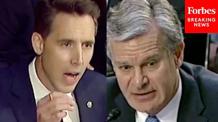 Josh Hawley Confronts FBI Director About 'Very Tro...