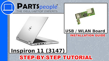 Dell Inspiron 11 (3147) USB / WLAN / SD Circuit Board How-To Video Tutorial