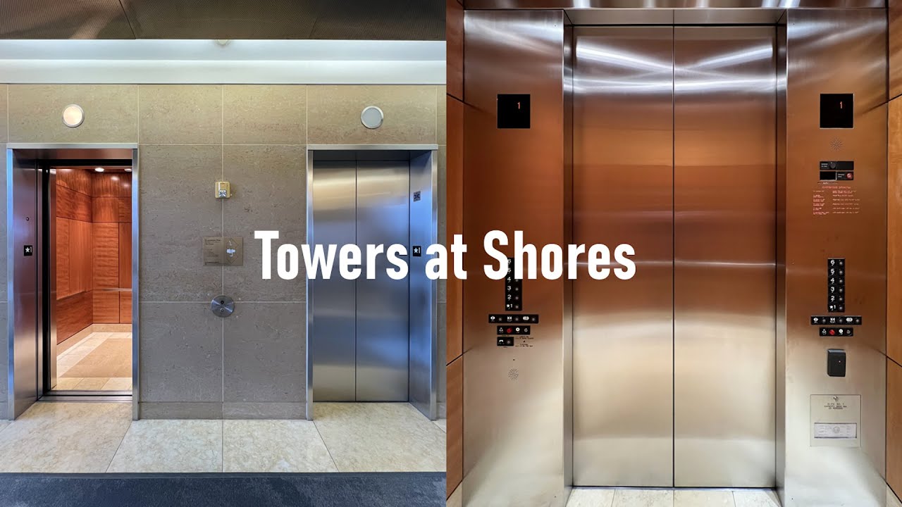 VERY Nice Mitsubishi Traction Elevators - Towers at Shores, Bldg. 1 ...
