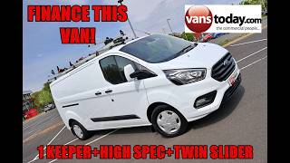 Last of the ex Sky TV vans for now! 2019 Ford Transit Custom twin slider done 54k! 