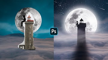 The moon Photo manipulation photoshop tutorial