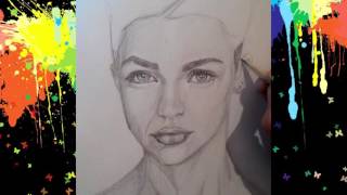 Speed drawing - Ruby Rose #by_yangicher