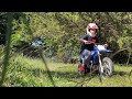 HE LEARNS TO RIDE PW80 | FIRST TIME