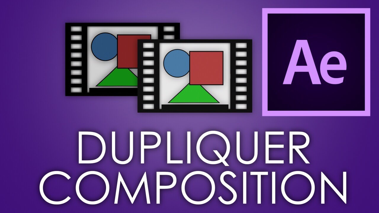 Dupliquer une composition indépendamment - After Effects Script - YouTube