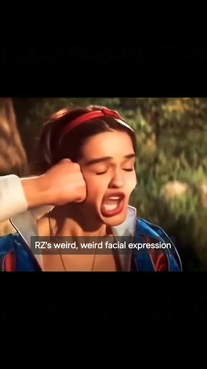 Everytime I see Rachel Zegler's weird, weird facial expression #snowwhite #rachelzegler